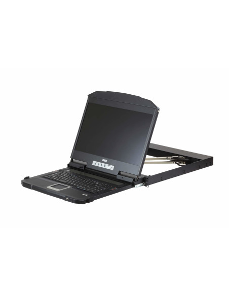 ATEN CL3800NW console a rack 47 cm (18.5") 1920 x 1080 Pixel Metallo, Plastica Nero 1U