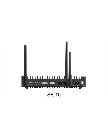 Lenovo ThinkEdge SE10 Intel Atom® x6425RE 8 GB DDR4-SDRAM 256 GB SSD Windows 10 IoT Enterprise Mini PC Nero