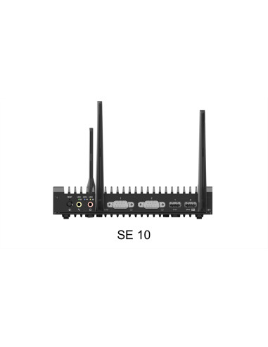 Lenovo ThinkEdge SE10 Intel Atom® x6425RE 8 GB DDR4-SDRAM 256 GB SSD Windows 10 IoT Enterprise Mini PC Nero