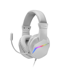 Mars Gaming MH122W cuffia e auricolare Cablato A Padiglione USB tipo A Bianco