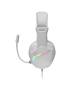 Mars Gaming MH122W cuffia e auricolare Cablato A Padiglione USB tipo A Bianco 2