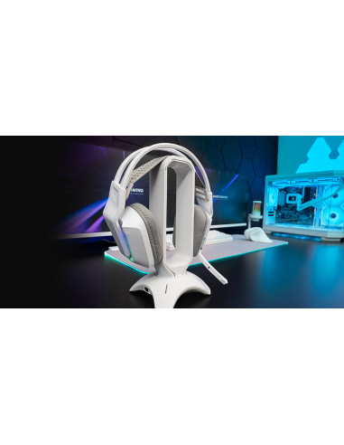 Mars Gaming MH-STRIKEW Auricolare Cablato A Padiglione Bianco