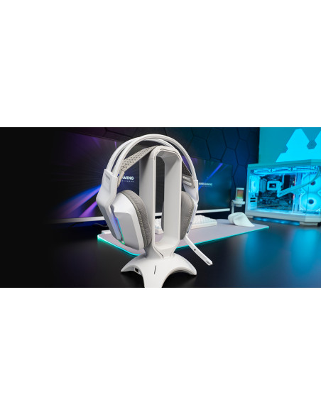 Mars Gaming MH-STRIKEW Auricolare Cablato A Padiglione Bianco