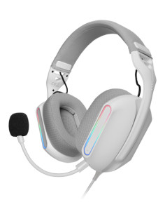 Mars Gaming MH-PROW Auricolare Cablato A Padiglione USB tipo A Bianco