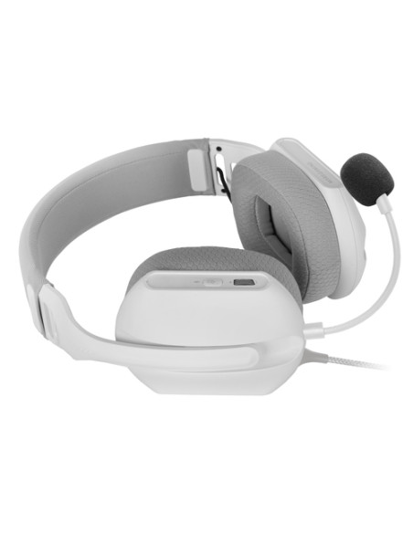 Mars Gaming MH-PROW Auricolare Cablato A Padiglione USB tipo A Bianco