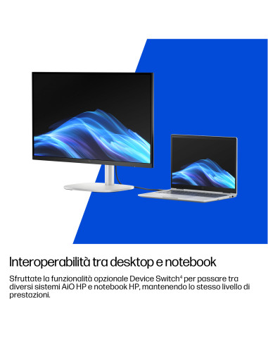 HP EliteStudio 8 All-in-One G1i 23.8 inch Desktop AI PC Wolf Pro Security Edition