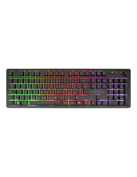 Mars Gaming MCPWXIT tastiera Mouse incluso Wireless a RF + USB QWERTY Italiano Nero