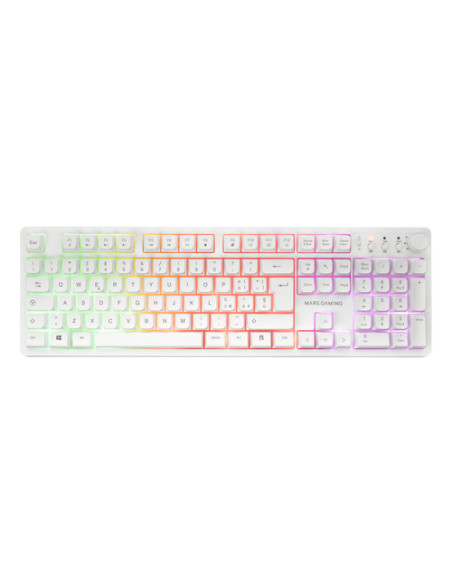 Mars Gaming MCPWXWIT tastiera Mouse incluso Wireless a RF + USB QWERTY Italiano Bianco