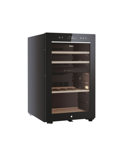 Haier Wine Bank 50 Serie 7 HWS42GDAU1 Cantinetta vino con compressore Libera installazione Nero 42 bottiglia/bottiglie