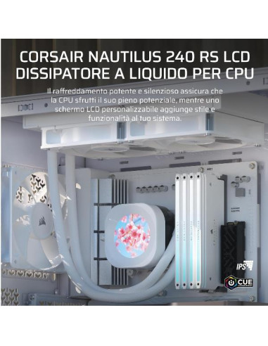 NAUTILUS 240 LCD W LIQUID COOLER