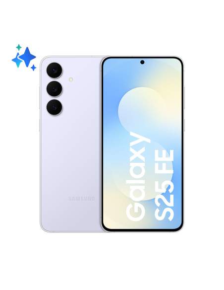 Samsung Galaxy S25 FE, Smartphone AI, Display Dynamic AMOLED 2X 6.7'', Fotocamera 50MP, 8GB RAM, 256GB, Batteria 4.900 mAh, Icyb