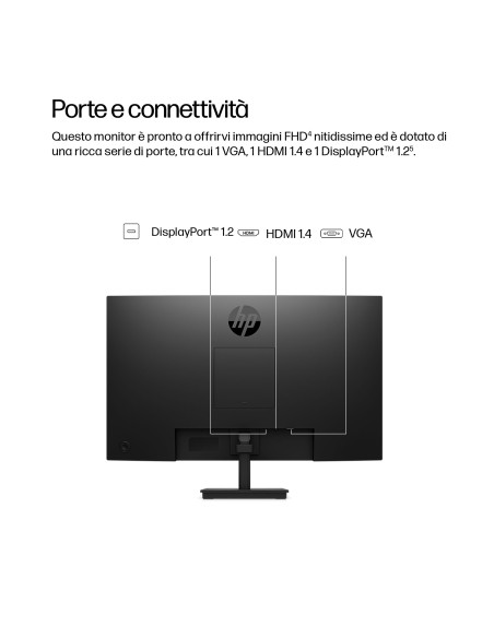 HP Series 3 Pro Monitor serie 3 Pro FHD da 27'' – 327ph