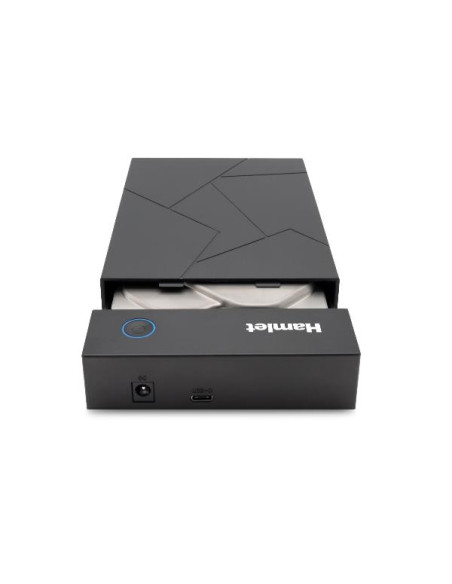 BOX HD SATA USB-C + USB-A CON ALIM.