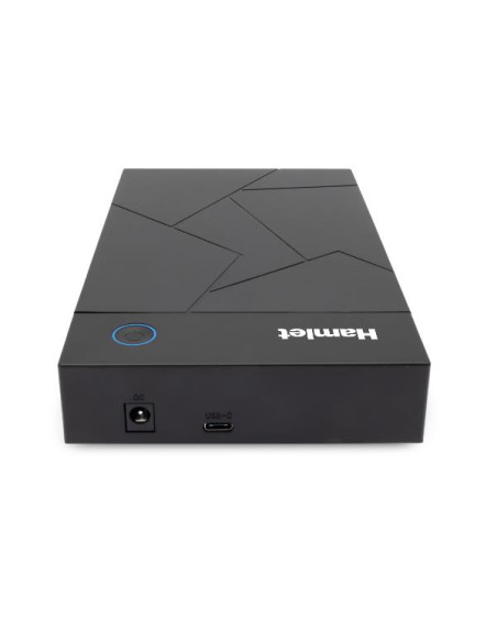 BOX HD SATA USB-C + USB-A CON ALIM.