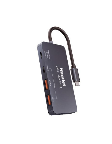 HUB 4 PORTE USB-A + USB-C + PD100W