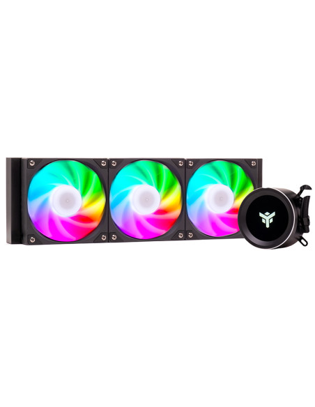 itek ARCTIC SPHERE LCD 360 Processore Kit di raffreddamento a liquido 12 cm Nero 1 pz