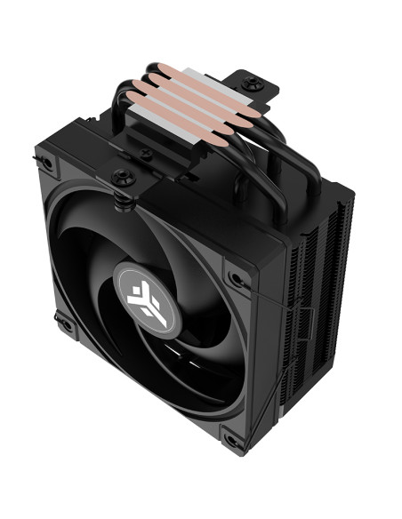 itek ICY-4HAT Processore Raffreddatore ibrido 12 cm Nero