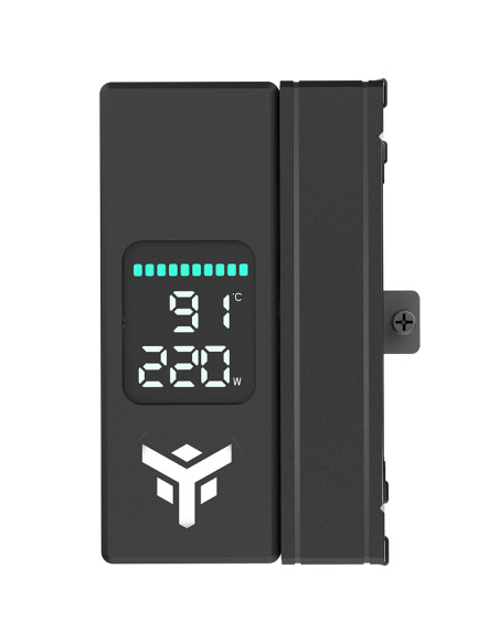 itek ICY-4HAT Processore Raffreddatore d'aria 12 cm Nero