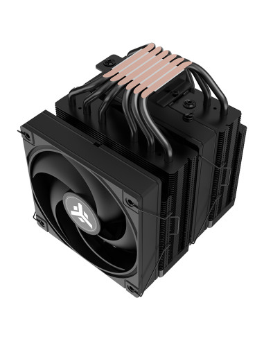 itek ICY-6HAT Processore Raffreddatore d'aria 12 cm Nero