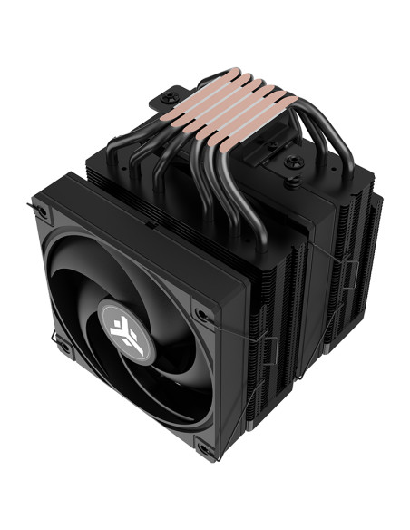 itek ICY-6HAT Processore Raffreddatore d'aria 12 cm Nero