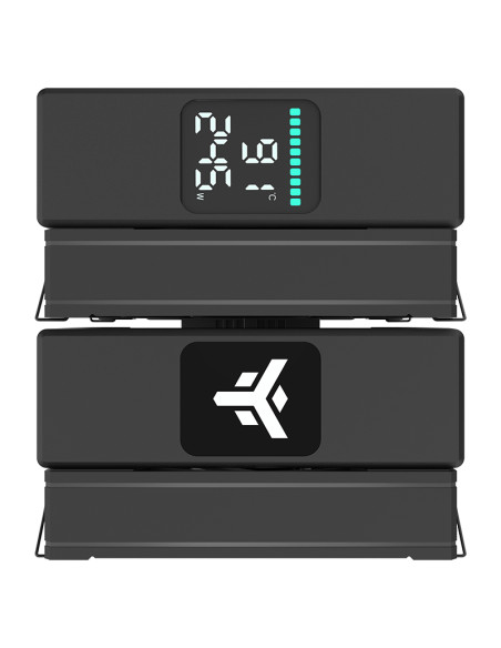 itek ICY-6HAT Processore Raffreddatore ibrido 12 cm Nero