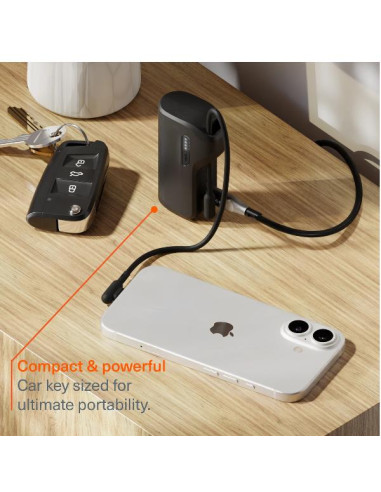 BATTERY BANK USB-C 5K CABLE BLACK