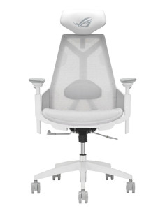 ASUS ROG Destrier Ergo Core White Sedia da gaming per PC Seduta in rete Bianco