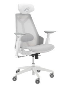 ASUS ROG Destrier Ergo Core White Sedia da gaming per PC Seduta in rete Bianco 2