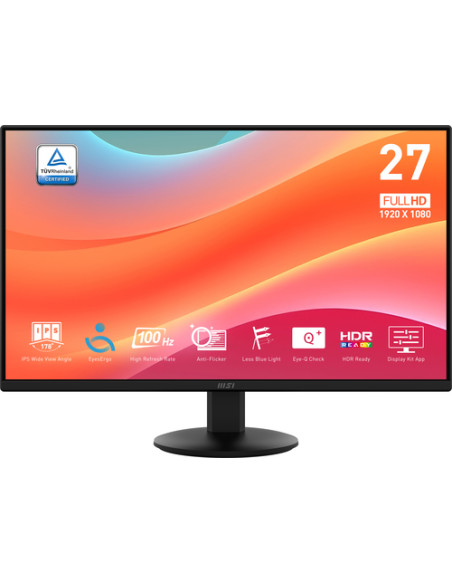 MSI Pro MP272L Monitor PC 68,6 cm (27") 1920 x 1080 Pixel Full HD LED Nero