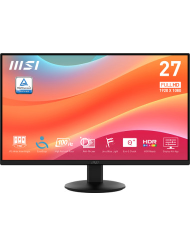 MSI Pro MP272L Monitor PC 68,6 cm (27") 1920 x 1080 Pixel Full HD LED Nero