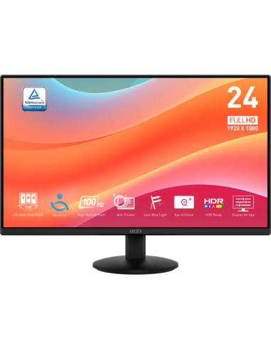 MSI Pro MP242L Monitor PC 60,5 cm (23.8") 1920 x 1080 Pixel Full HD LCD Nero