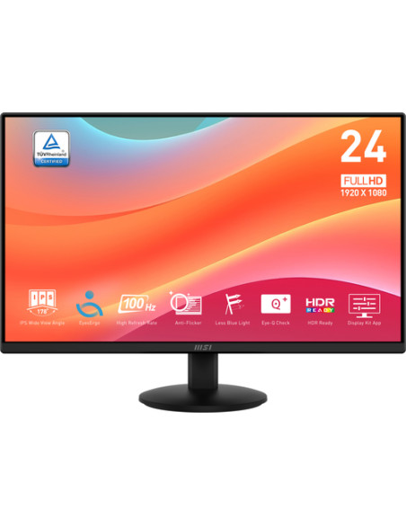 MSI Pro MP242L Monitor PC 60,5 cm (23.8") 1920 x 1080 Pixel Full HD LCD Nero