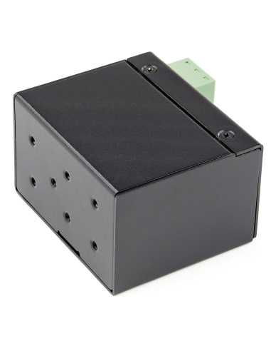 StarTech.com Media Converter fibra ottica a Ethernet - Convertitore industriale da fibra a rame 100 Mbps - SFP a RJ45/Cat6 - Fib