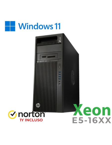 RINOVO WKS HP Z440 XEON E5-16XX DDR4 32GB SSD 480GB NVD QUADRO K2200 4GB W11P UPG GRADE A 1Y