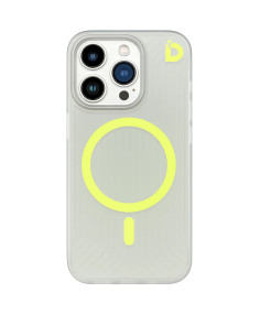 IDUDE COVER TANK MAGSAFE NEON IPHONE 15 GIALLO