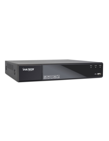 VULTECH SECURITY NVR 4 CANALI POE  FINO A 5MPX H.265 HDMI P2P CLOUD 1 HD