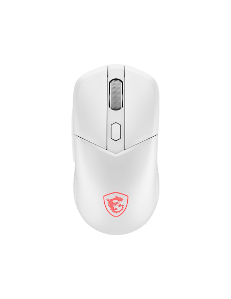 MSI MOUSE VERSA 300 W BIANCO, WIRELESS, OTTICO, 8000DPI,6 PULSANTI CON ROTELLA