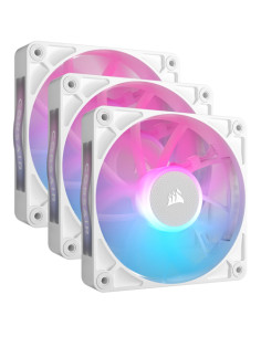 CORSAIR STARTER KIT TRE VENTOLE PWM DA 120 MM ICUE LINK RX120 RGB, BIANCO