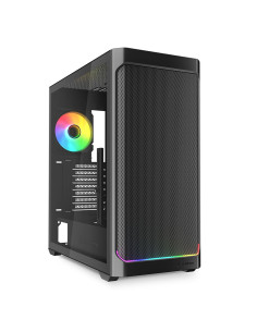 SHARKOON CASE  AK4W ATX RGB STRIP BLACK