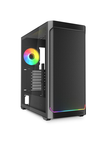 SHARKOON CASE  AK4W ATX RGB STRIP BLACK