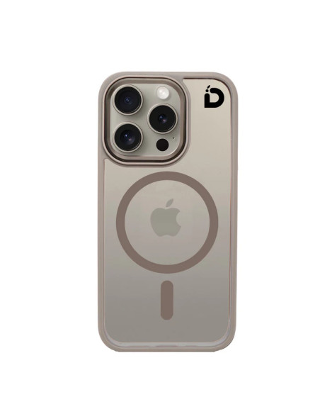 IDUDE COVER TANK MAGSAFE YOUNG IPHONE 15 PRO TITANIO NATURALE