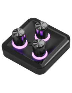 COOLER MASTER HUB 3XKNOB, MODULO ACCESSORIO MAGNETICO, 3 MANOPOLE ALTA PRECISIONE