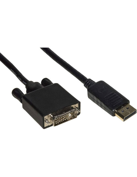 LINK CAVO DISPLAYPORT MASCHIO - DVI MASCHIO CONTATTI DORATI MT. 3
