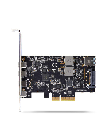 StarTech.com Scheda di Espansione PCIe USB a 5 porte, USB 3.2 10Gbps, scheda PCI Express con 4 porte USB-C, 1 porta interna USB-