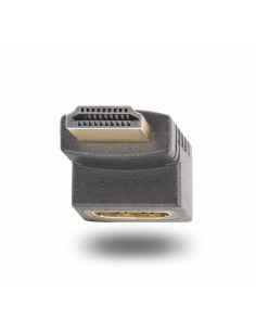 StarTech.com Adattatore HDMI 2.0 con angolo di 90 gradi verso l'alto, da maschio a femmina, salvaporta HDMI verticale angolato a