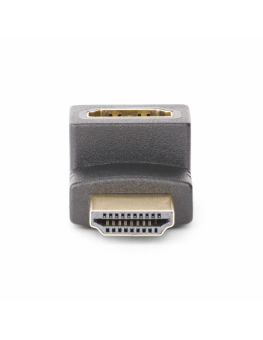 StarTech.com Adattatore HDMI 2.0 con angolo di 90 gradi verso l'alto, da maschio a femmina, salvaporta HDMI verticale angolato a