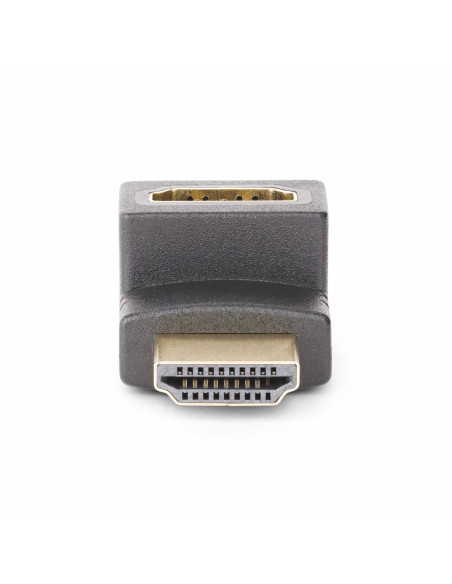 StarTech.com Adattatore HDMI 2.0 con angolo di 90 gradi verso l'alto, da maschio a femmina, salvaporta HDMI verticale angolato a