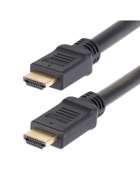 StarTech.com Cavo HDMI 2.0 attivo da 15m, CMP, con classificazione Plenum, cavo HDMI ad alta velocità, 4K 60Hz, HDR10/HDCP 2.2/