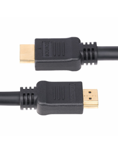StarTech.com Cavo HDMI 2.0 attivo da 15m, CMP, con classificazione Plenum, cavo HDMI ad alta velocità, 4K 60Hz, HDR10/HDCP 2.2/