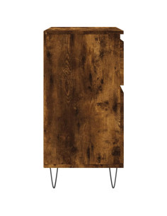 Credenza Rovere Fumo 60x35x70 cm in Legno Multistrato